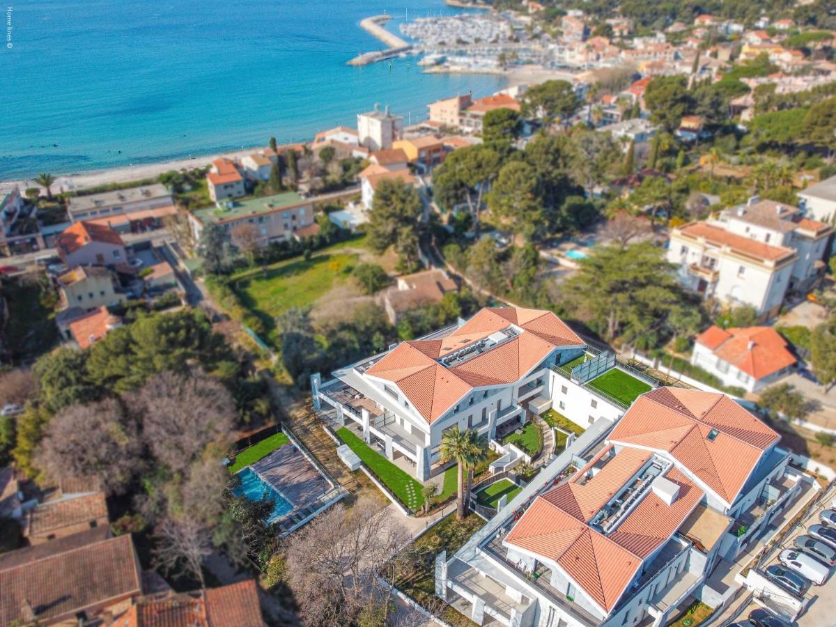 T4 Neuf - Jardin-Terrasse Et Piscine - Acces Direct Plages Et Centre Village - App C 12 Saint-Cyr-sur-Mer Εξωτερικό φωτογραφία