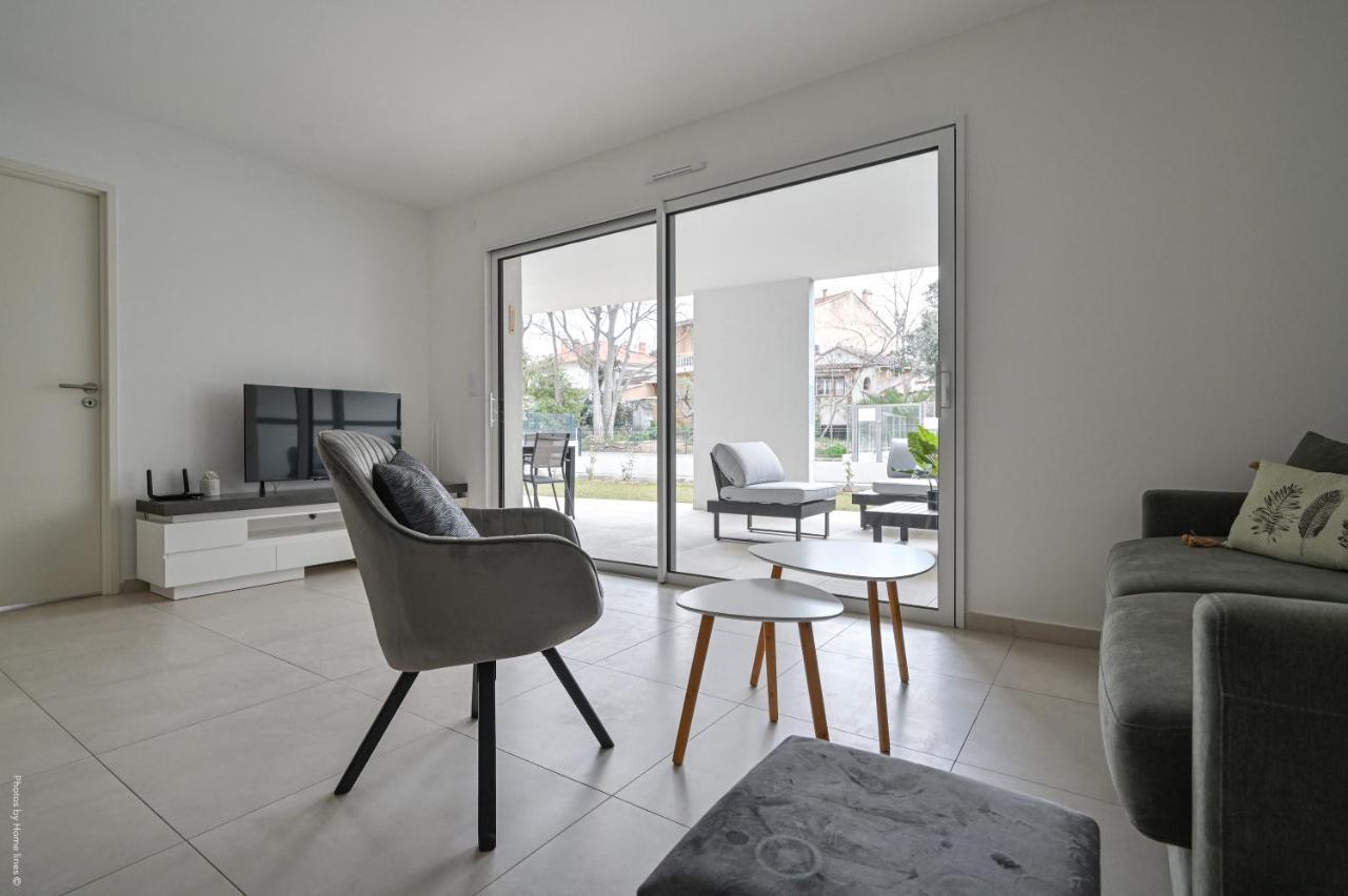 T4 Neuf - Jardin-Terrasse Et Piscine - Acces Direct Plages Et Centre Village - App C 12 Saint-Cyr-sur-Mer Εξωτερικό φωτογραφία